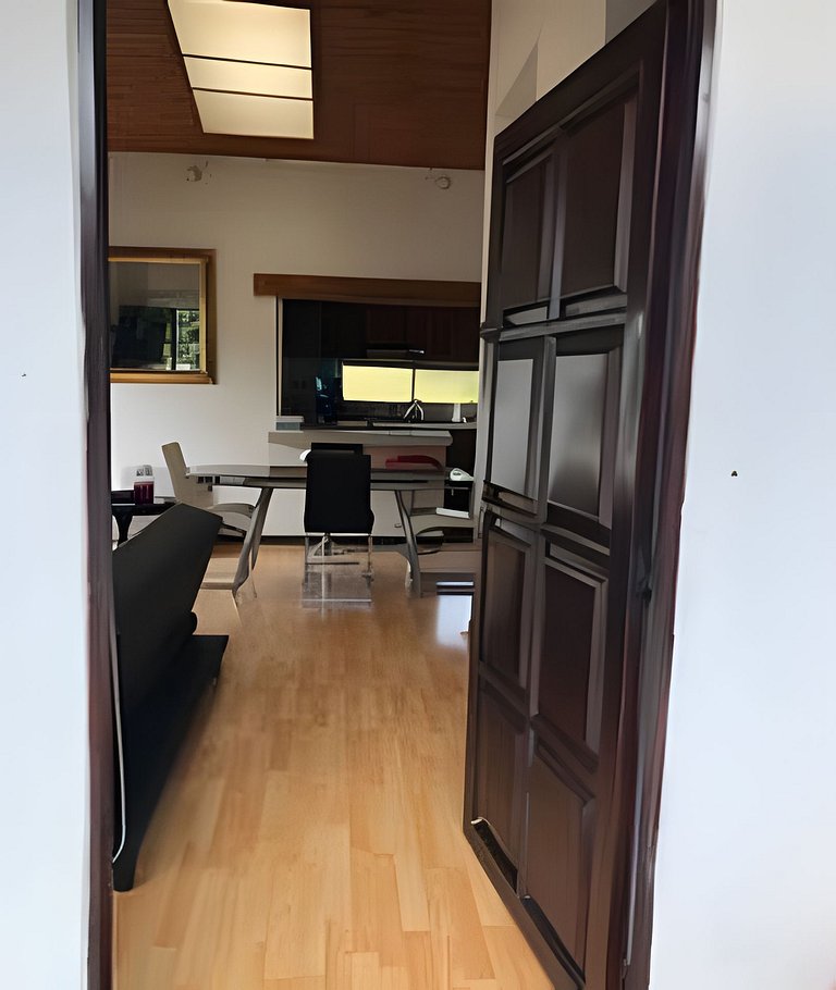 Casa con huerto orgánico.