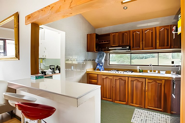 Casa con huerto orgánico.