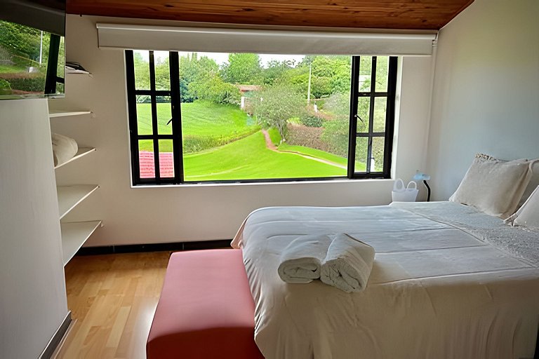 Casa con huerto orgánico.