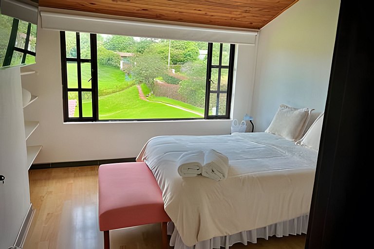 Casa con huerto orgánico.