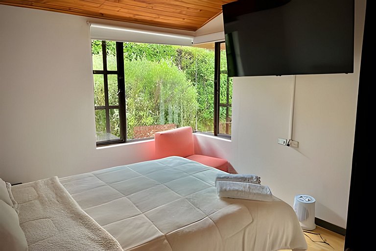 Casa con huerto orgánico.