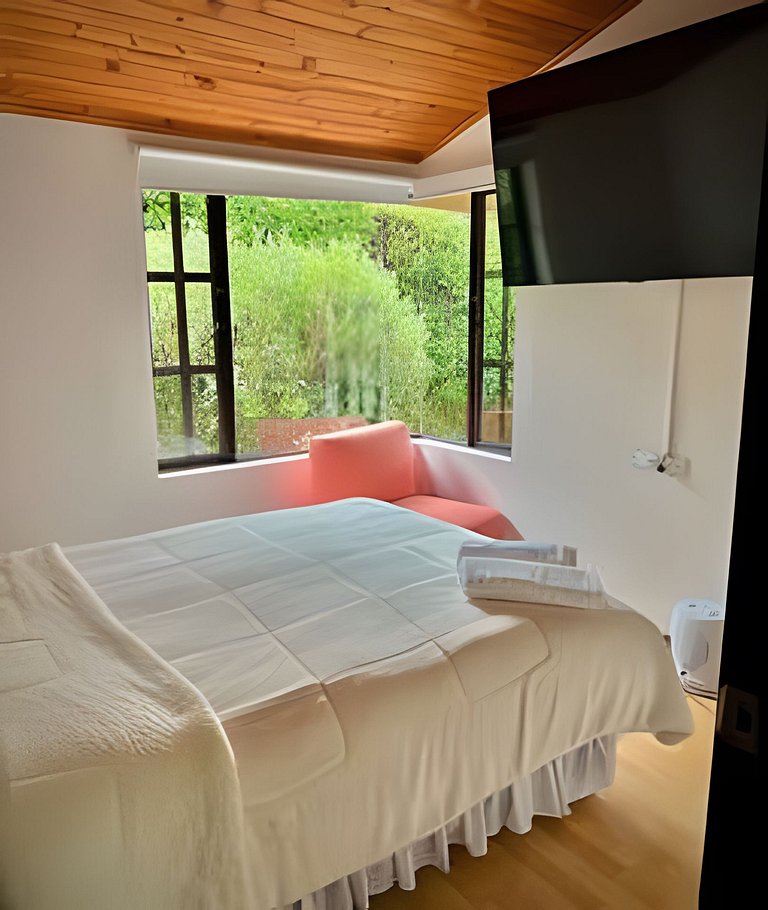 Casa con huerto orgánico.