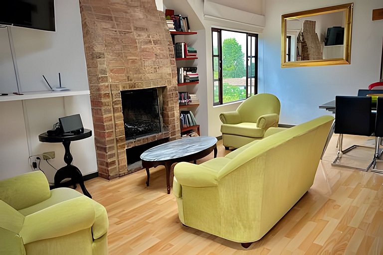 Casa con huerto orgánico.