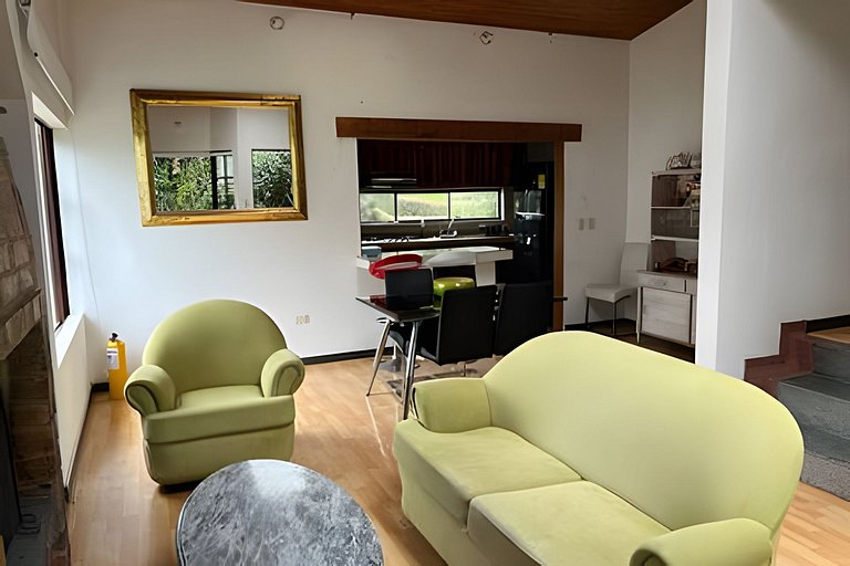 Casa con huerto orgánico.