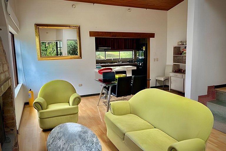 Casa con huerto orgánico.